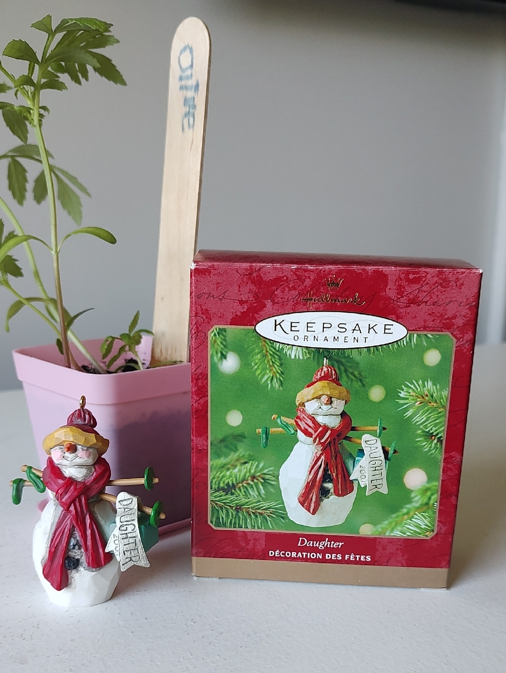 © 2001 Hallmark Cards Inc. Daughter Keepsake Ornament In Original Box